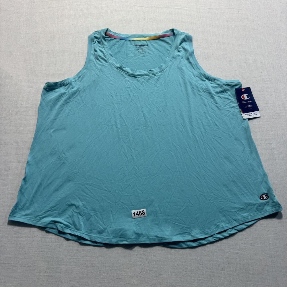 Champion Top Women Sz 3XL Blue New With Tag‎